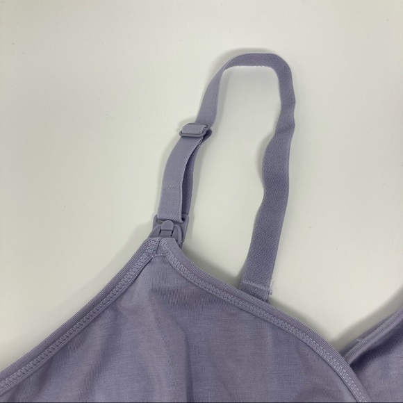 Storq Full Cup Bra Nursing Wireless Lilac - Picture 7 of 13
